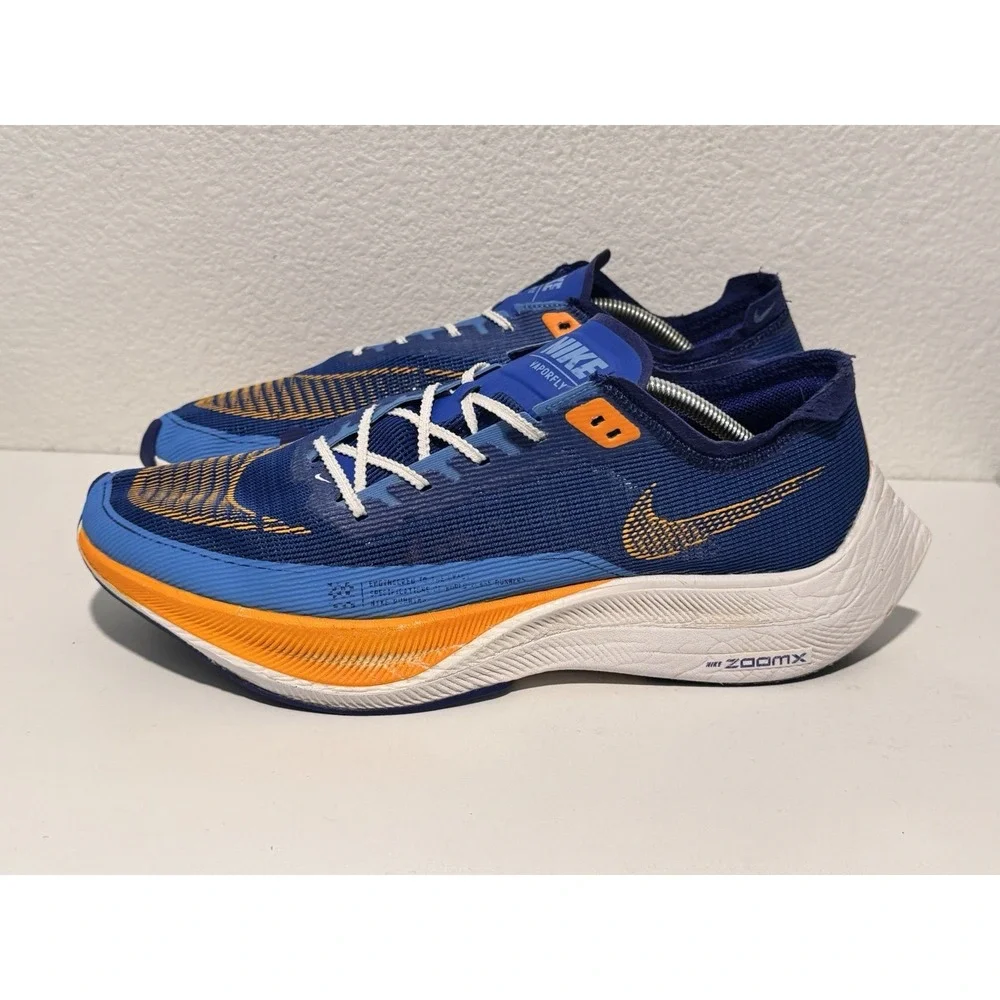 Nike Mens ZoomX Vaporfly Next % 2 Running Shoe Sz 13 Blue Sneaker FD0713-400